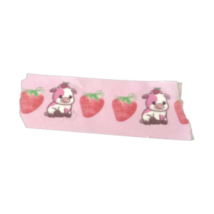 Kayla the Strawberry Cow decorative washi tape roll