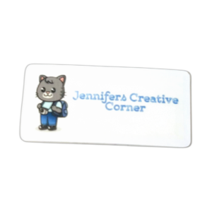 Jennifer's Creative Corner logo vinyl sticker