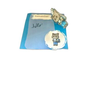 Skimble the Cat cute sticky notes pad